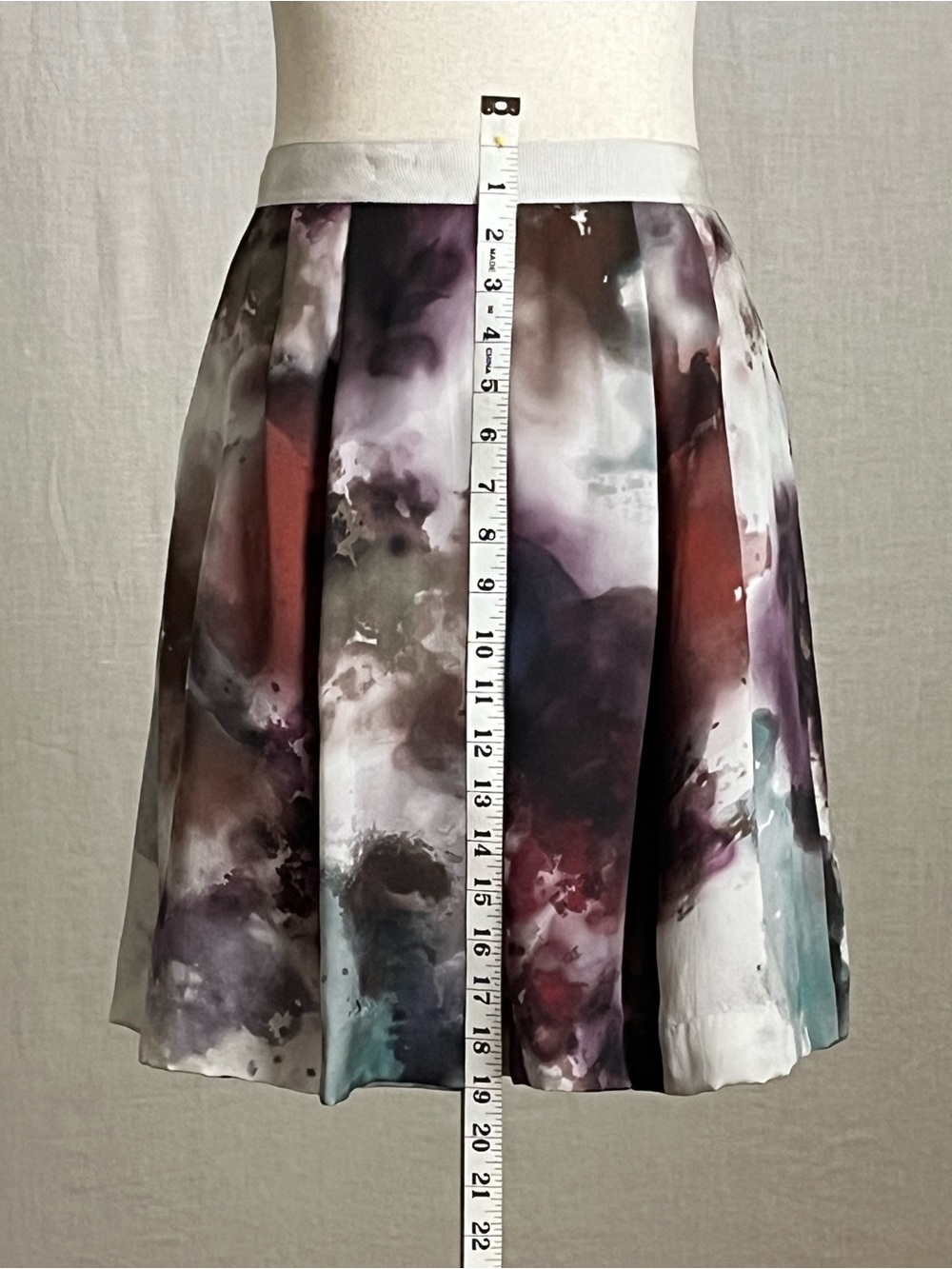 Cluny - Silk Mini Skirt - M - Picture 13 of 14